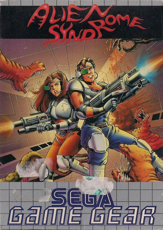 Alien Syndrome box art for Sega Game Gear